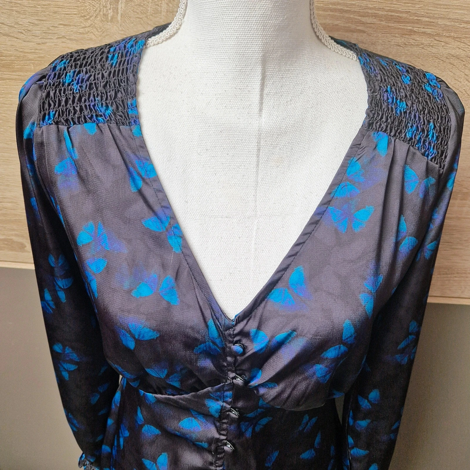 La City Butterfly Pattern Dress Size 38 – photo 3